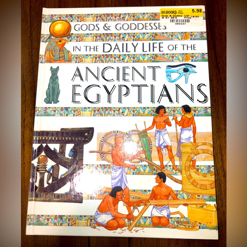 Kids Egyptology Book: Gods & Goddesses of Ancient Egypt, Hardcover, EUC